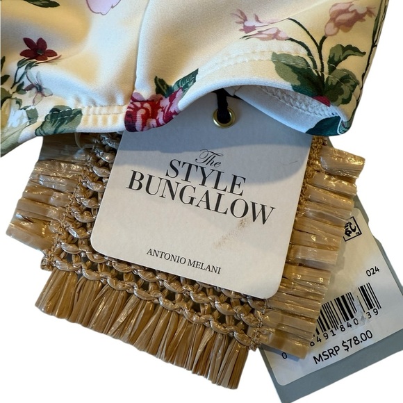 Antonio Melani Rosette One Shoulder Bungalow Collection Swim Top Style: AM525304 - Picture 6 of 14